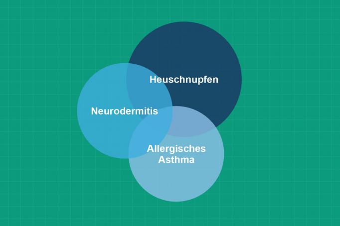 Heuschnupfen und Asthma sind Begleiterkrankungen von Neurodermitis